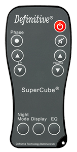 Definitive Technology SuperCube series remote control
