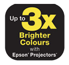 3x Brighter Colours with Epson Projectors